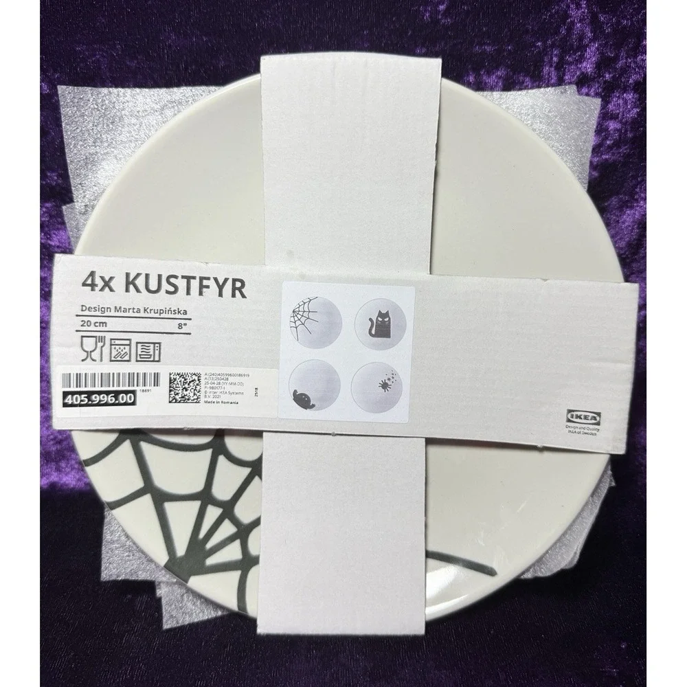 Ikea Kustfyr Plate Set Halloween 8
